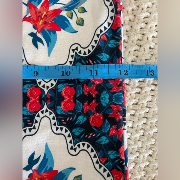 Navy floral print wide leg jumpsuit - Picture 11 of 11